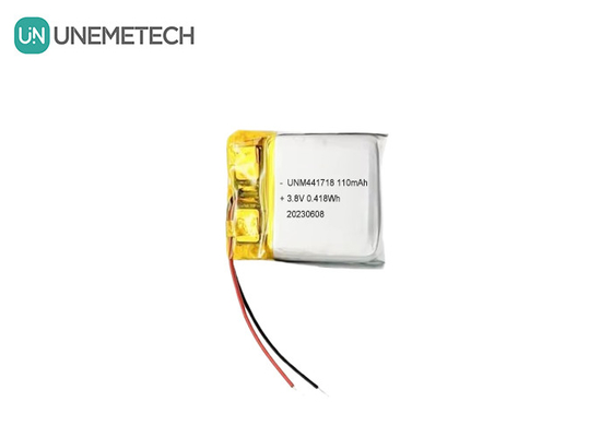 qualité  3.8V 441718 High Voltage Polymer Lithium Ion Battery 110mAh for Medical Bracelet usine