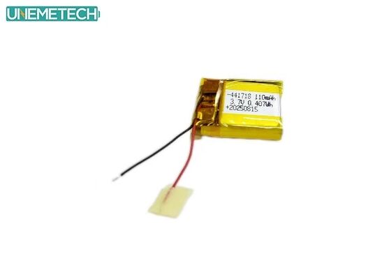 Qualité  3.8V 110mAh 441718 High Voltage Polymer Lithium Ion Battery for Medical Bracelet Usine
