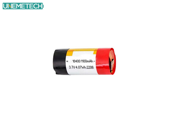 Qualité  3A Discharge Cylindrical Lithium Polymer Battery 18400 3.7V 1100mAh for E-Cigarettes Usine