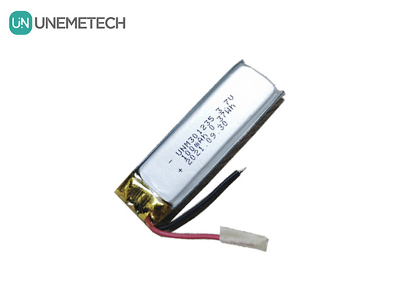 3.7V 100mAh 301235 Batterie polymère au lithium rechargeable pour appareils électroniques grand public