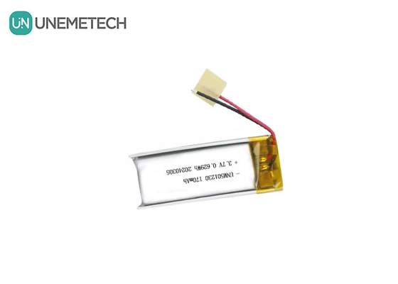 Batterie rechargeable au lithium polymère 501230 3,7V 170mAh Batterie au lithium polymère pour écouteur sans fil