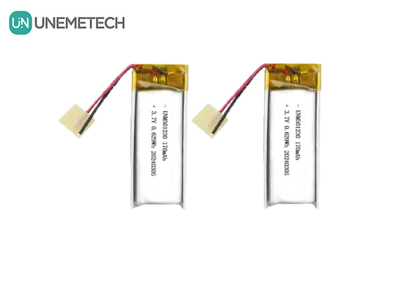 Batterie rechargeable au lithium polymère 501230 3,7V 170mAh Batterie au lithium polymère pour écouteur sans fil