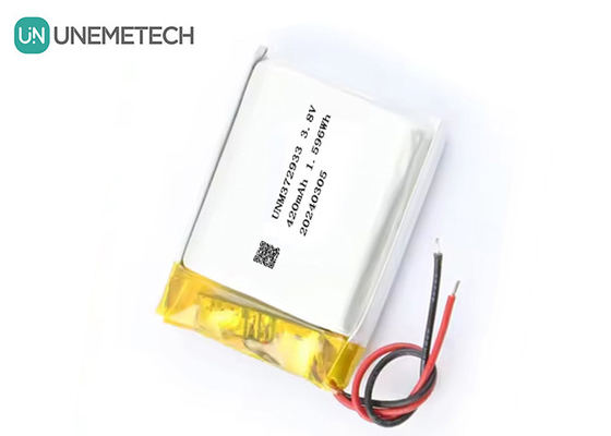Personnalisé 3.8V 420mAh batterie Lipo haute tension 372933 4.35V batterie au lithium Pour les montres intelligentes