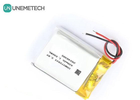 Personnalisé 3.8V 420mAh batterie Lipo haute tension 372933 4.35V batterie au lithium Pour les montres intelligentes