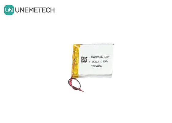 Batterie au lithium-ion haute tension de 3,8 V 400 mAh 622526 pour montres intelligentes