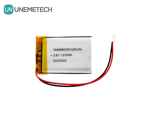 CE 4,35V batterie au lithium haute tension 682329 520mAh 3,8V batterie rechargeable au lithium-ion