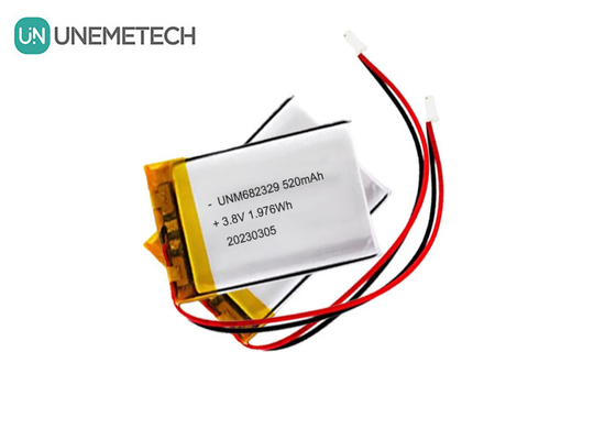CE 4,35V batterie au lithium haute tension 682329 520mAh 3,8V batterie rechargeable au lithium-ion