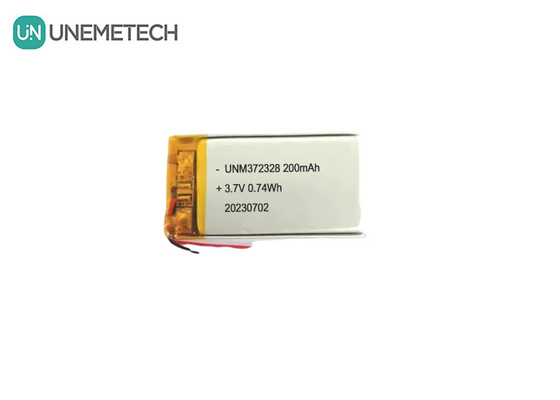 3.7V Lipo batterie rechargeable 372328 3.7V 200mAh Li-ion batterie polymère pour produits électroniques