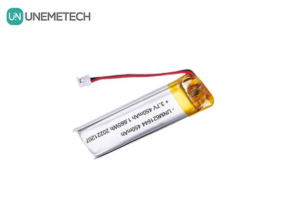 UNEMETECH 3.7V 450mAh batterie rechargeable Lipo personnalisée 621644 pour stylo électronique