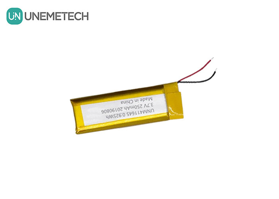 3.7V 250mAh batterie Li-polymère 411645 / LiPo batterie rechargeable pour le point de vente