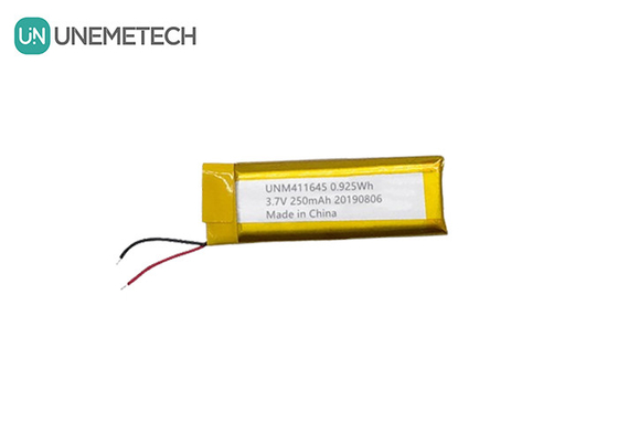 3.7V 250mAh batterie Li-polymère 411645 / LiPo batterie rechargeable pour le point de vente