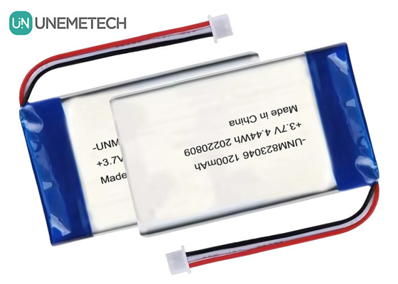 Batterie polymère au lithium rechargeable 3.7 V 1200mah 4.44 Wh 823046