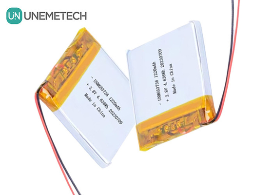 OEM 4.35V Batteries polymères au lithium haute tension 1220mAh 683736 avec longue durée de vie