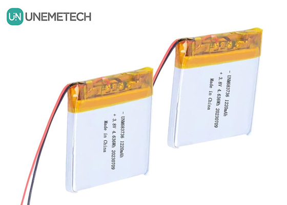 OEM 4.35V Batteries polymères au lithium haute tension 1220mAh 683736 avec longue durée de vie