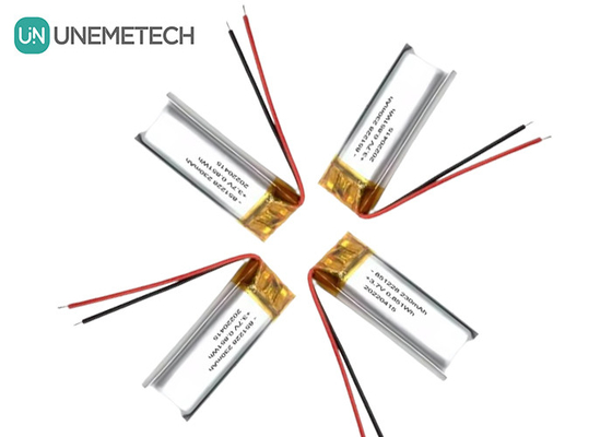 UNEMETECH 230mAh LiPo batterie 3,7V batterie polymère au lithium 851228 pour le stylo de télécommande