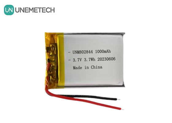 3.7V Batterie rechargeable au lithium-ion de 1000 mAh 802844 Batterie au lithium-polymère pour petits appareils ménagers