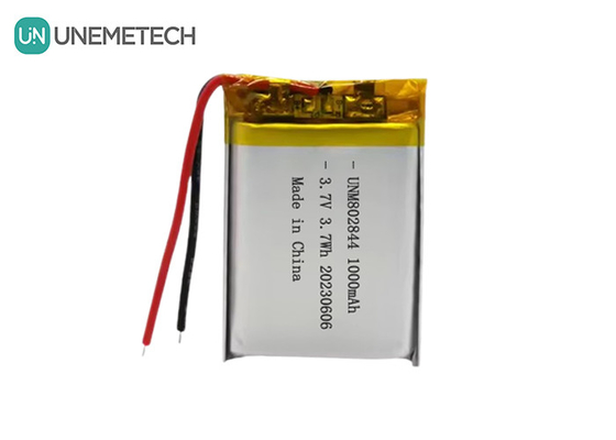 3.7V Batterie rechargeable au lithium-ion de 1000 mAh 802844 Batterie au lithium-polymère pour petits appareils ménagers