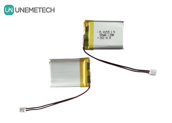 Longue durée de vie 3.7V 500mAh Batterie Li polymère rechargeable 602535 pour produits numériques