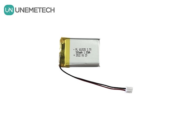 Longue durée de vie 3.7V 500mAh Batterie Li polymère rechargeable 602535 pour produits numériques