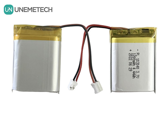Batterie polymère au lithium rechargeable en argent 103040 Batterie Li-ion 1200mAh 3.7V