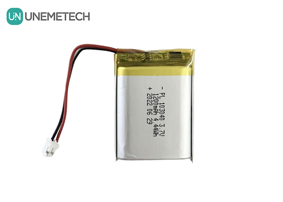 Batterie polymère au lithium rechargeable en argent 103040 Batterie Li-ion 1200mAh 3.7V