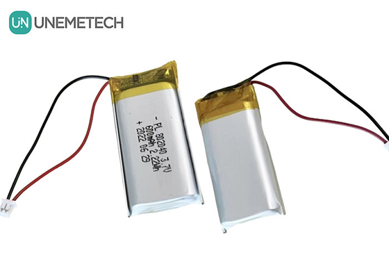 3.7V 600mAh Batterie rechargeable Li polymère 802040 pour produits électroniques