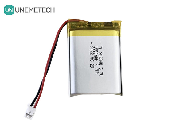 3.7V batterie polymère au lithium 803040 1000mAh batterie au lithium poly pour appareil cosmétique