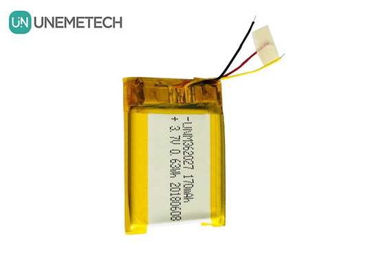 Piles Li-polyer personnalisées en argent 3,7V 170mAh 362027 pour appareil médical à imprimante portable