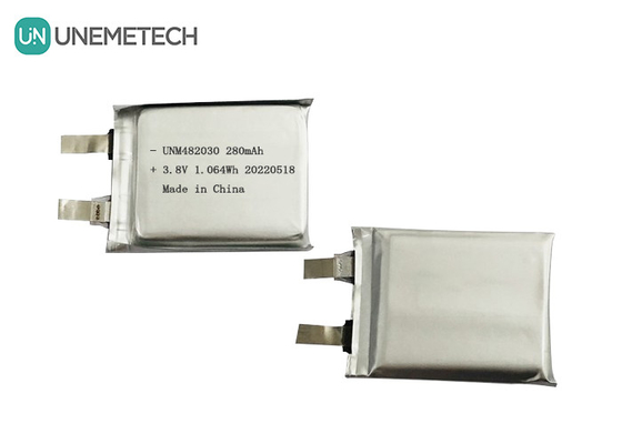 3.8V 280mAh Lipo batterie 482030 4,35V haute tension Li-ion batterie polymère CE approuvée