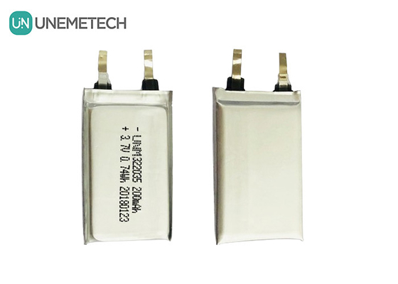 Batterie Li polymère personnalisée rechargeable 322035 3.7V 200mAh pour casque sans fil