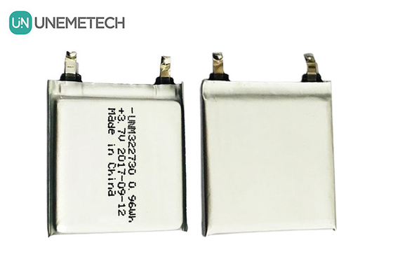 Piles au lithium polymère rechargeables personnalisées / 3,7 V 260 mAh 322730 Piles au Li-Po