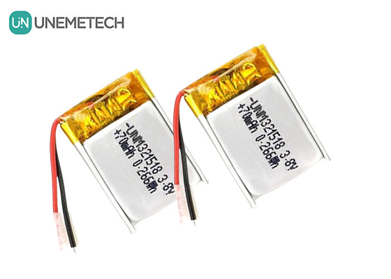 3.8V batterie Li-ion haute tension Ultra petite batterie Lipo 4,35V 70mAh 321518 Pour le tracker GPS