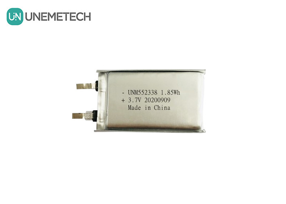 3.7V 500mAh batterie au lithium polymère rechargeable personnalisée 552338 pour produits numériques 3C