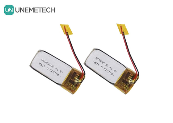 Batterie polymère Li-ion personnalisée 3,7 V 110mAh 401229 Petite batterie Lipo pour écouteur