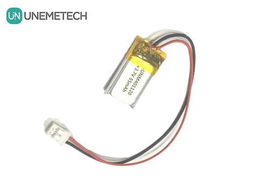 401120 3,7 V 55 mAh Piles Lipo personnalisées / casque Piles Lipo rechargeables