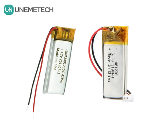 401230 Batterie au lithium polymère 3.7V 110mAh Batterie Lipo rechargeable pour écouteurs