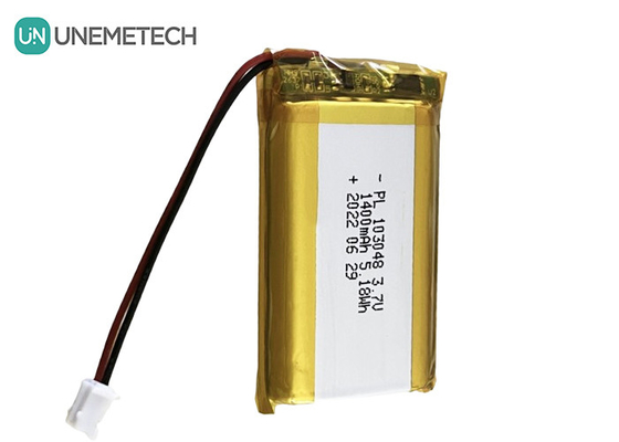 3.7V 1400mAh batterie rechargeable Li-polymère 103048 Li-ion batterie polymère pour appareils numériques
