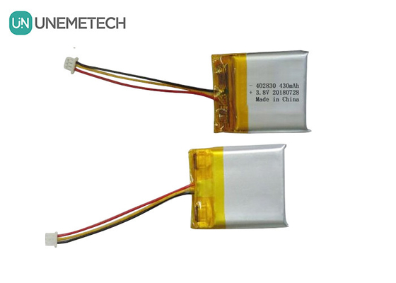Batterie Li-polymère haute tension 402830 3.8V 430mAh HV LiPo pour appareil médical