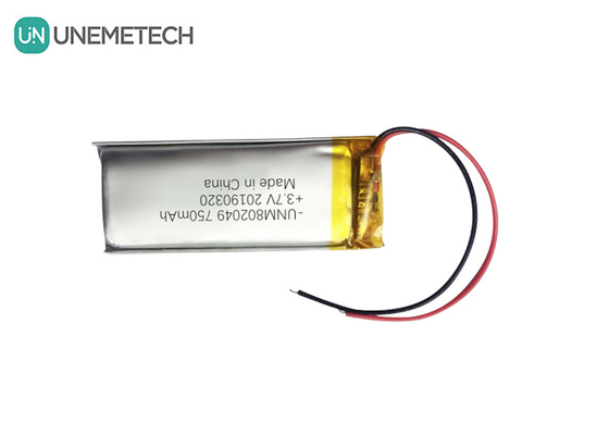 Appareils de beauté Batterie au lithium polymère 3,7 V 750 mah 802049 1C Batterie Li Poly à décharge