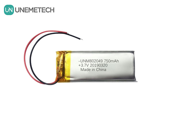 Appareils de beauté Batterie au lithium polymère 3,7 V 750 mah 802049 1C Batterie Li Poly à décharge
