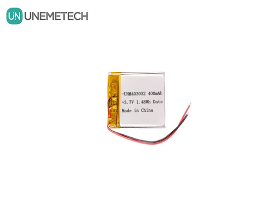 403032 4.2V batterie polymère au lithium-ion personnalisée 3.7 V 400mAh batterie polymère au lithium-ion pour produits électroniques