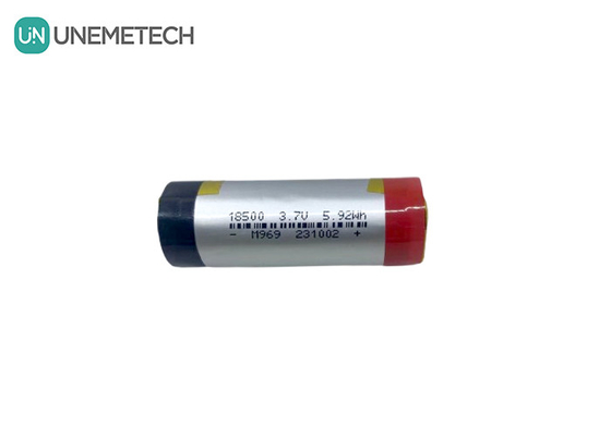 3A batterie LiPo cylindrique 3.7V 1600mAh 18500 batterie au lithium polymère pour les appareils électroniques grand public