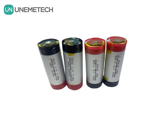 3A batterie LiPo cylindrique 3.7V 1600mAh 18500 batterie au lithium polymère pour les appareils électroniques grand public