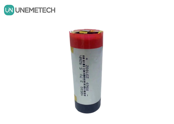3A batterie LiPo cylindrique 3.7V 1600mAh 18500 batterie au lithium polymère pour les appareils électroniques grand public