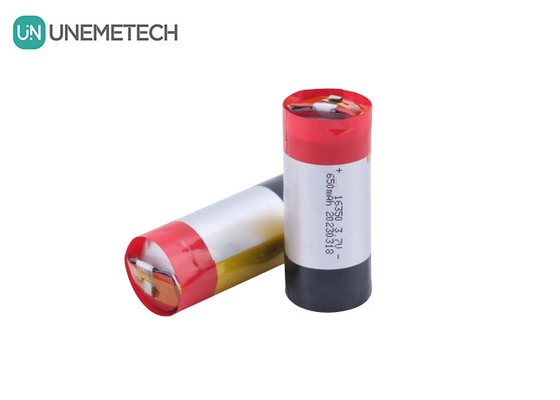 5A Batterie LiPo cylindrique à haute décharge 3.7V 650mAh 16350 Pour appareils électroménagers