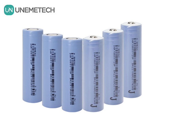 30A Décharge continue 18650 Piles 2000mAh 3,7V Cellule à ions de lithium cylindrique INR18650-20P