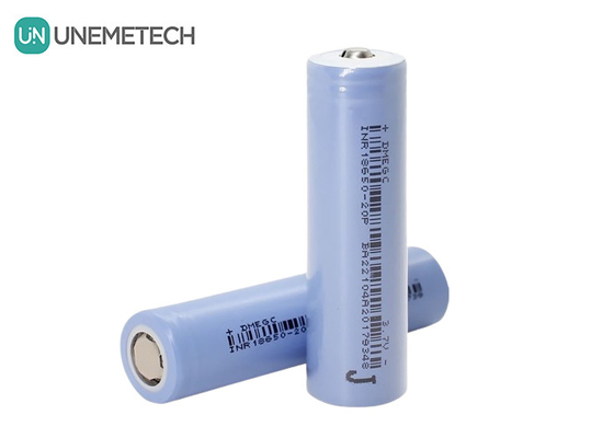 30A Décharge continue 18650 Piles 2000mAh 3,7V Cellule à ions de lithium cylindrique INR18650-20P