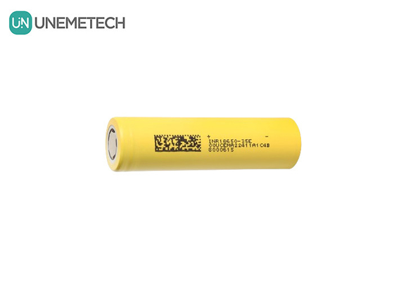 INR18650-35E 3500mAh 18650 Batterie 10A 3.7V Cellule cylindrique à ions de lithium pour système de stockage d'énergie