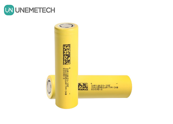 INR18650-35E 3500mAh 18650 Batterie 10A 3.7V Cellule cylindrique à ions de lithium pour système de stockage d'énergie