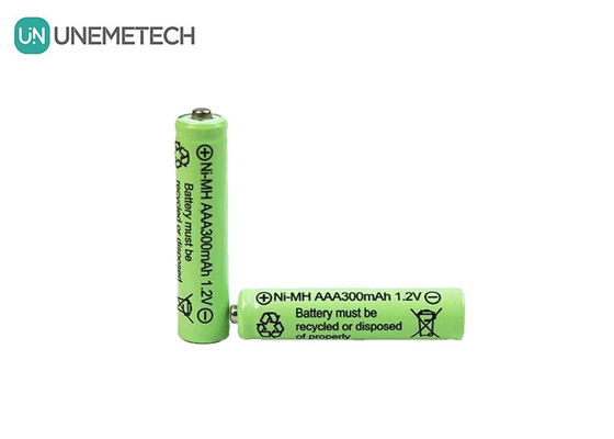 Ni-MH AAA batterie 1.2V 300mAh batterie rechargeable pour lampes solaires et télécommande